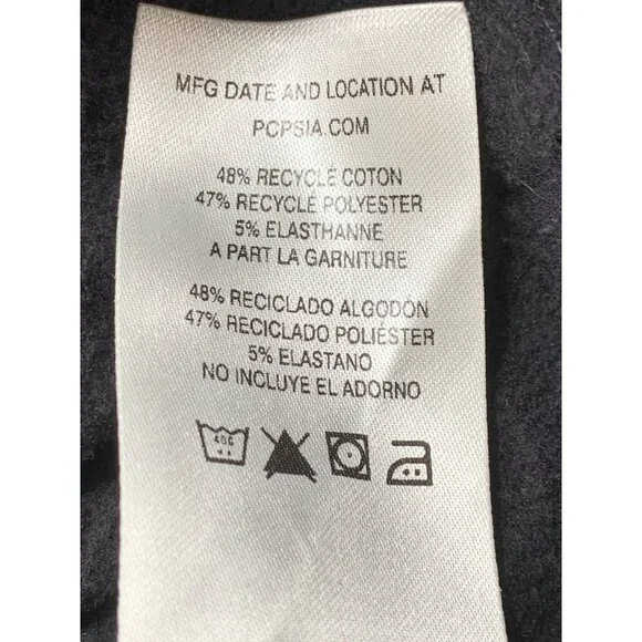 Unisex Patagonia Black Pullover Hoodie P-6 Uprisal Logo Sz S RA10051 EUC fleece - Picture 6 of 8